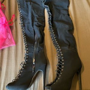 Thigh high boots